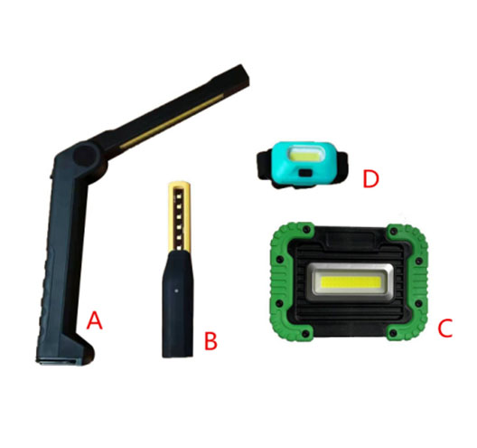 4pc Combination Worklight Set