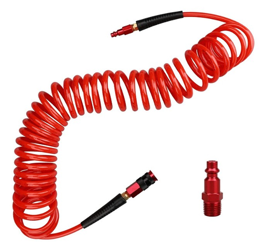 1/4 In x 25 Ft Polyurethane Recoil Air Hose