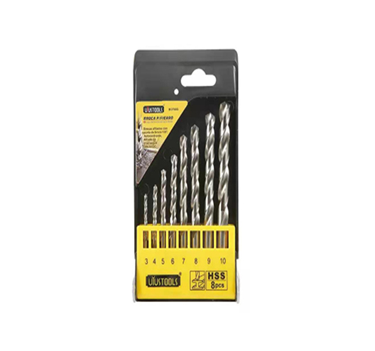 8Pcs Roll ground drill bit set