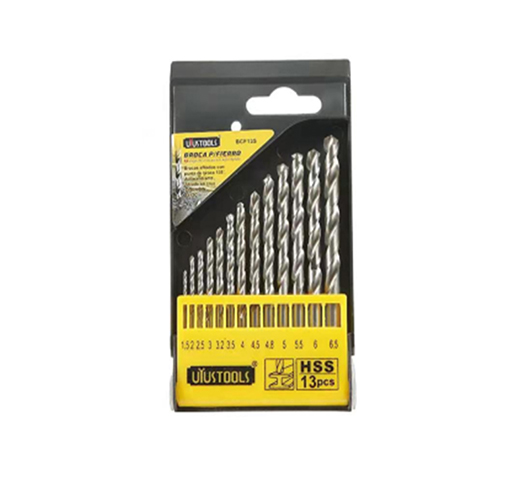 13Pc Roll ground drill bit set