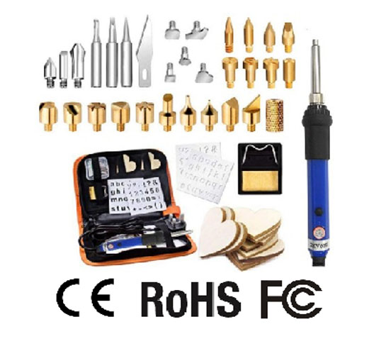 45Pcs Pyrography SolderingIron Set