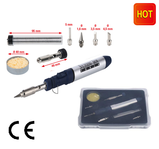 3-IN-1 Cordless Butane Soldering Iron Set