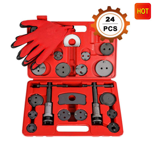 24pc Brake Caliper Wind Back Tool Kit