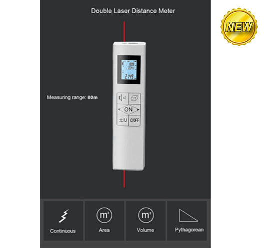 Distance Meter 0.05~80mThe bidirectional measurement