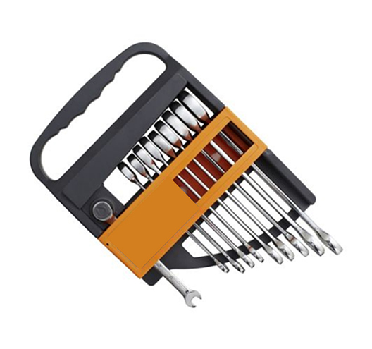 10 Pce  Metric Ratchet Spanner Set