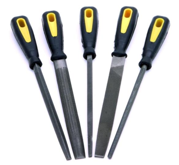 5 PCE  200mm Soft Grip File Set