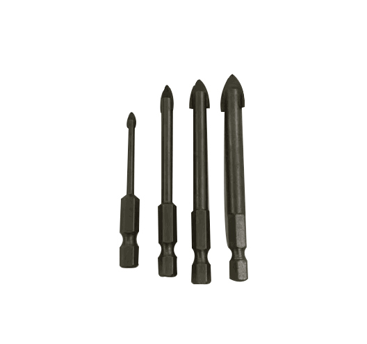 4Pcs Glass Drill Set