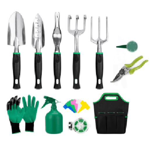 12 Piece Aluminum Garden Tools Kit