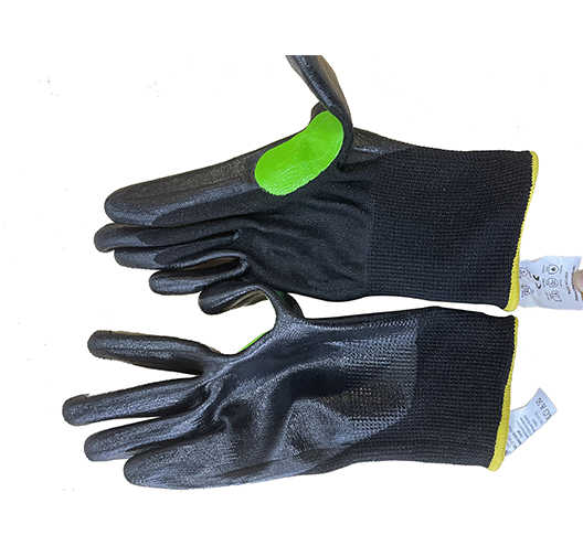 13G Cut Resistant Level C With Fake Foam Nitrile Gloves