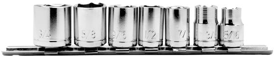 8PCS 3/8" SOCKET SET,SAE