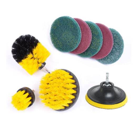 9Pcs Drill Brush Set