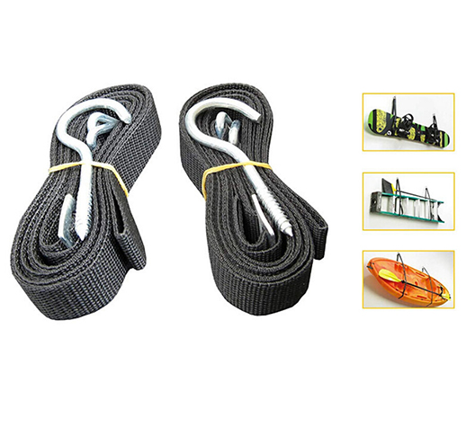 Single Kayak Storage Strap Garage Canoe Hoist