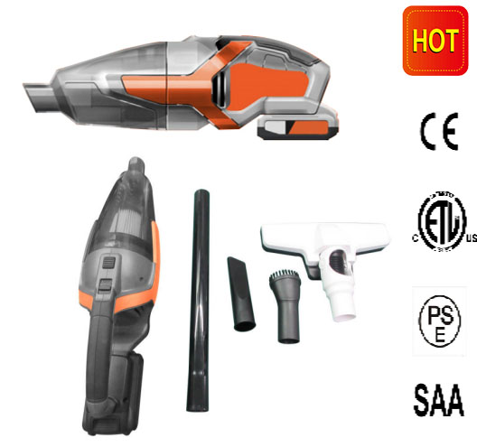 18V 2000mAh Li-ion Cordless Vacuum Cleaner