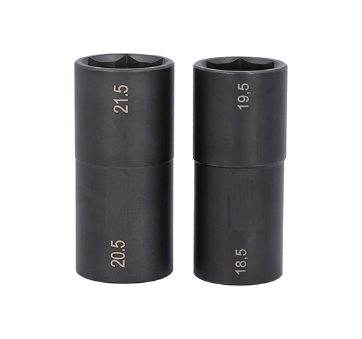 2PCS 1/2"Dr. Wheel Nut Cap Flip Socket Set