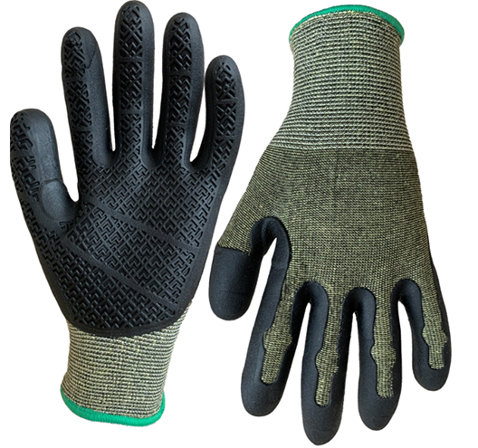 13G Polyester Rubber Gloves