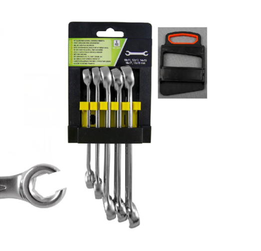 5Pcs flare nut wrench set