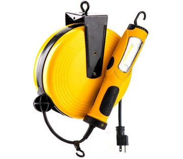 8 Watt Retractable Reels with COB LED Light 25FT