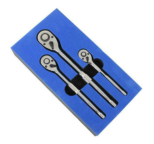 3-Piece 72-tooth Ratchet Set