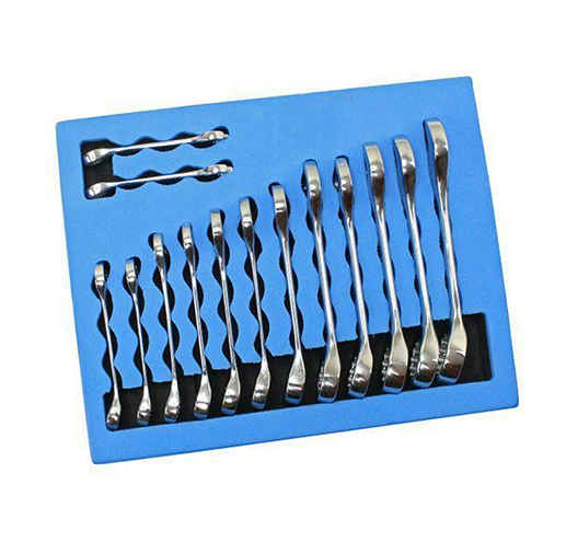 14pc Stubby Metric CombinationSpanners Set