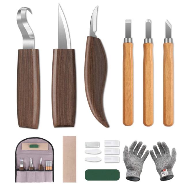 10 in 1 Wood Carving Knife Set