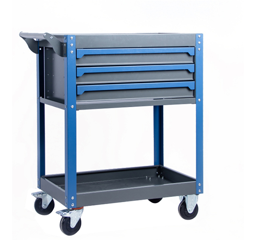 Two-Shelf Heavy Duty Service Cart with drawer