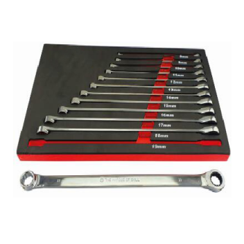 12PC AERO RATCHET SPANNER SET
