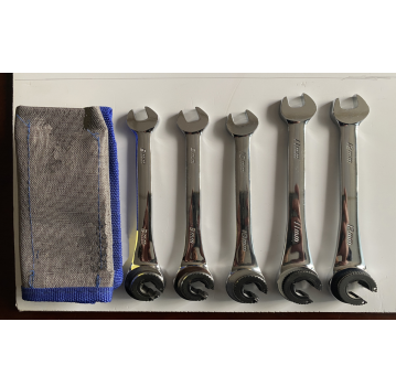 5Pcs Tubing Ratchet Wrench Sets