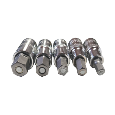 5Pc Hex Bit Socket Set with Magnetic