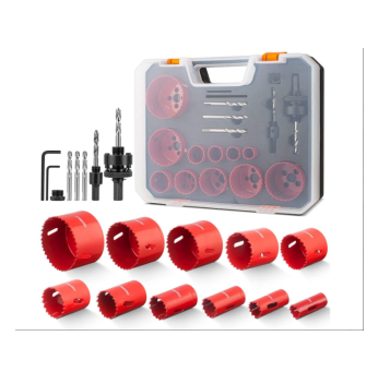 19pc Bi-Metal Hole Saw set