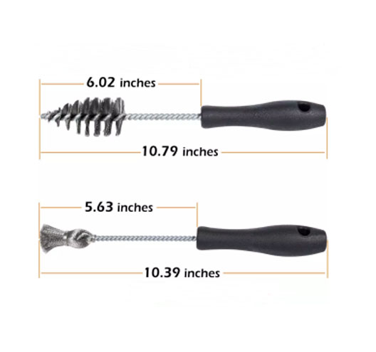 2PC Injector Sleeve Cup/Seat/Bore Cleaning Brush Kit