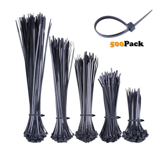 500 Piece Cable Tie Set