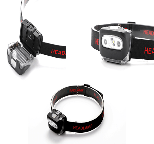 5W dry battery head lamp