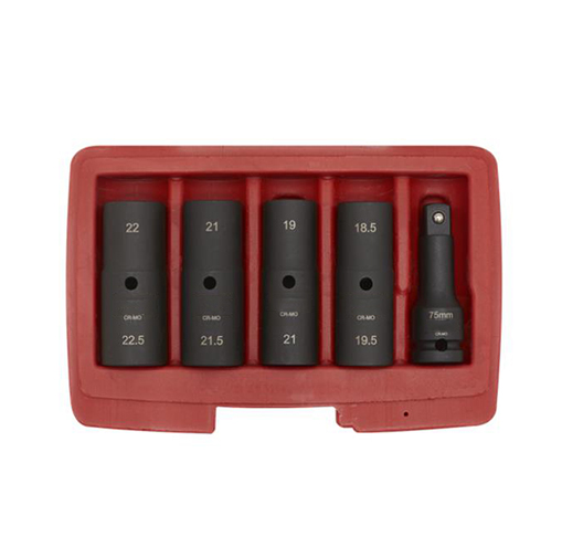 5Pcs 1/2"Dr.Deep Impact Socket Set
