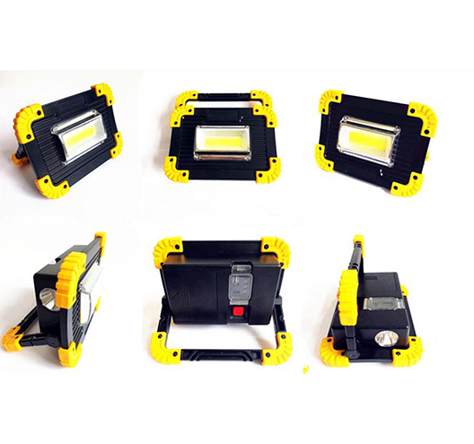 20W COB+3W LED Rechargeable standing work light