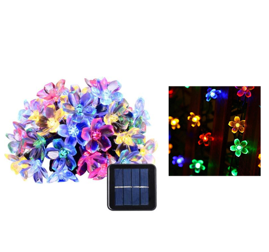 Solar skura string lights