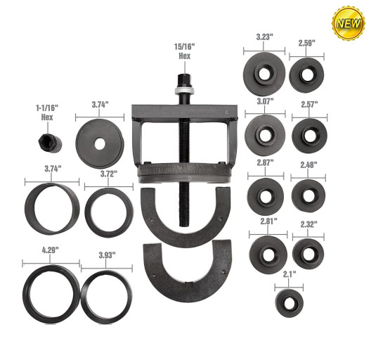 wheel hub removal set