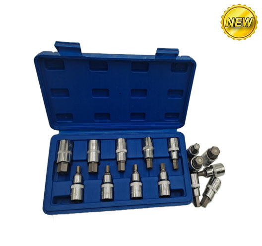 9Pc Hex Bit Socket Set With Magnetic