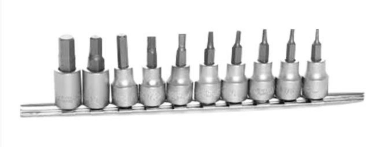 10PC 3/8" DR HEX BIT SOCKETSSET