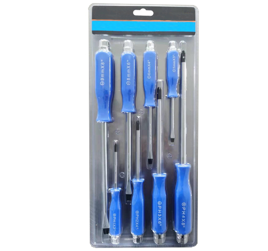 8 Piece Hex Shank Screwdriver Set