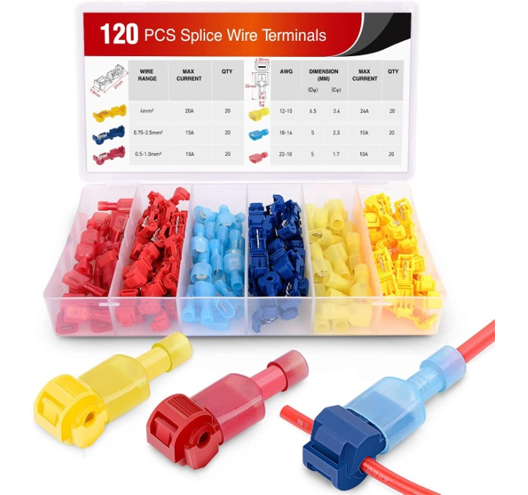 120PCS Terminals Connector Kit