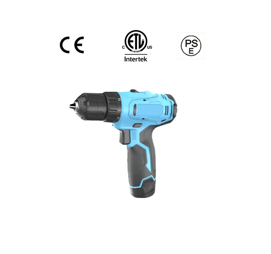 3/8" 12V 1500mAh Li-ion singel speed Drill