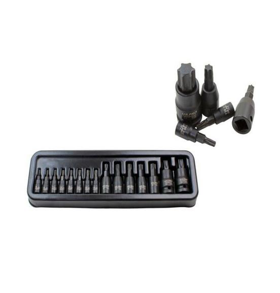 15Pc Impact Torx Bit Socket Set