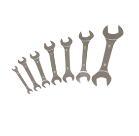 7pc Super Thin Wrench Set,Metric