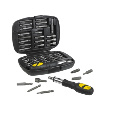 45pc Ratchet Screwdriver Multi Bit Tool Set