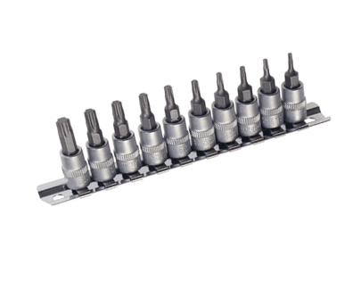 10pc 1/4" Socket Bit Set