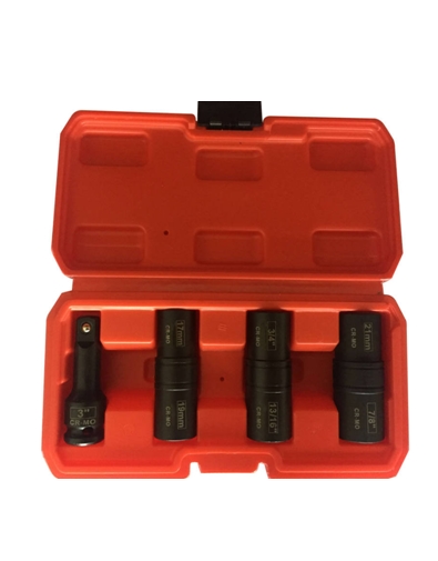 1/2-inch Drive 4-Piece Flip Lug Nut Socket Set