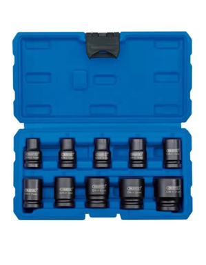 10pc 1/2"Dr.Standard  Impact Socket Set