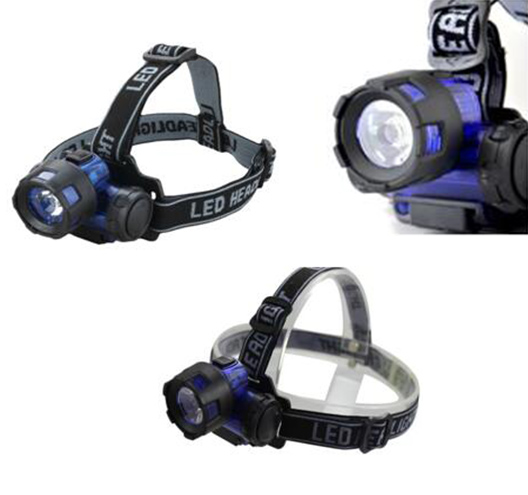 3W LED Plastic Headlamp/dry battery