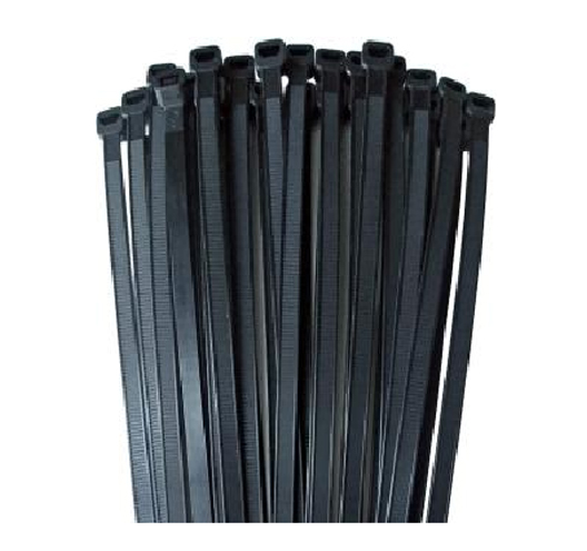 25PC 25" Black UV Stabilized Nylon Cable Ties