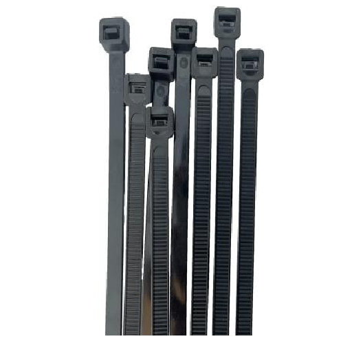 100PC 14" Black UV Stabilized Nylon Cable Ties